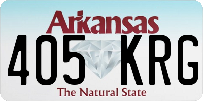 AR license plate 405KRG