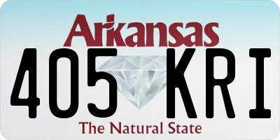 AR license plate 405KRI