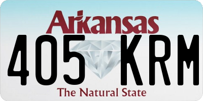 AR license plate 405KRM
