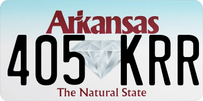 AR license plate 405KRR