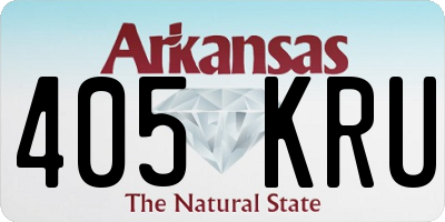 AR license plate 405KRU