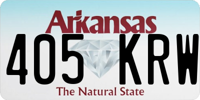 AR license plate 405KRW