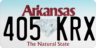 AR license plate 405KRX