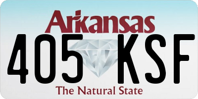 AR license plate 405KSF