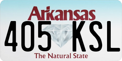 AR license plate 405KSL