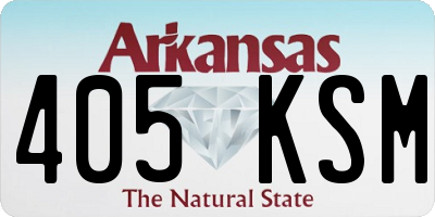 AR license plate 405KSM