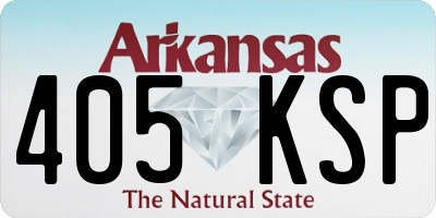 AR license plate 405KSP