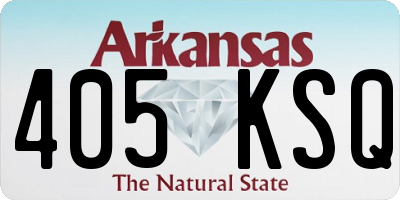 AR license plate 405KSQ