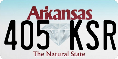 AR license plate 405KSR