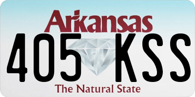 AR license plate 405KSS
