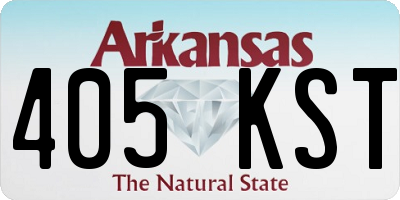 AR license plate 405KST