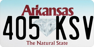 AR license plate 405KSV