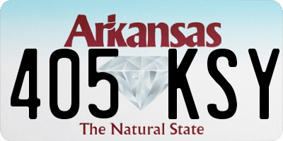AR license plate 405KSY