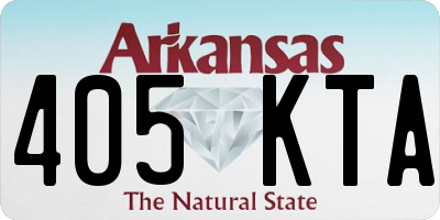 AR license plate 405KTA