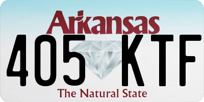 AR license plate 405KTF
