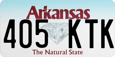 AR license plate 405KTK