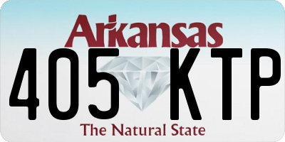 AR license plate 405KTP