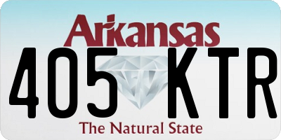 AR license plate 405KTR