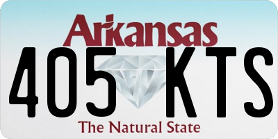 AR license plate 405KTS