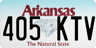 AR license plate 405KTV