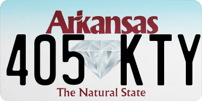 AR license plate 405KTY