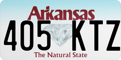 AR license plate 405KTZ