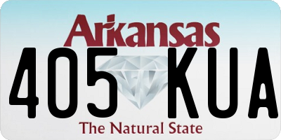 AR license plate 405KUA