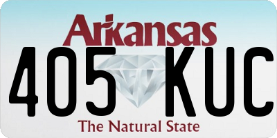 AR license plate 405KUC