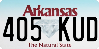 AR license plate 405KUD