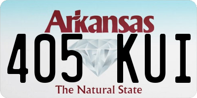 AR license plate 405KUI