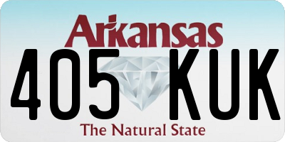 AR license plate 405KUK