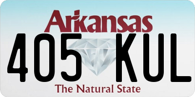 AR license plate 405KUL