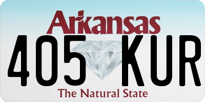 AR license plate 405KUR