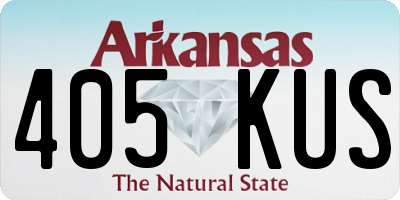 AR license plate 405KUS