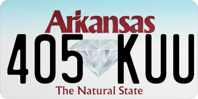 AR license plate 405KUU