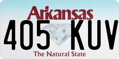 AR license plate 405KUV
