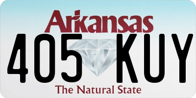 AR license plate 405KUY