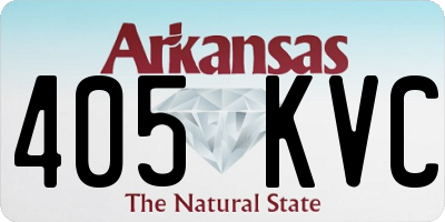 AR license plate 405KVC