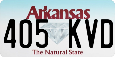 AR license plate 405KVD