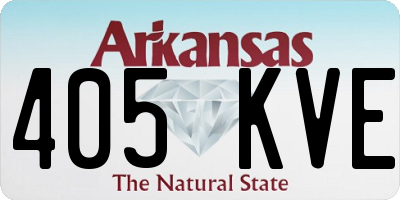 AR license plate 405KVE