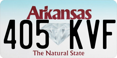 AR license plate 405KVF