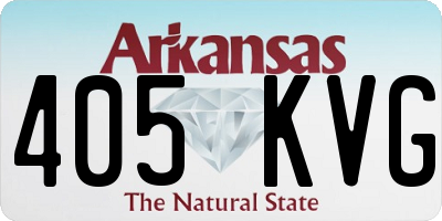 AR license plate 405KVG