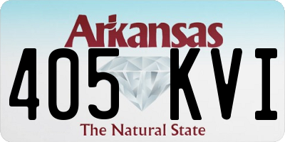 AR license plate 405KVI