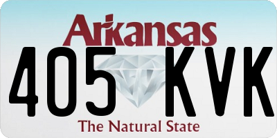 AR license plate 405KVK