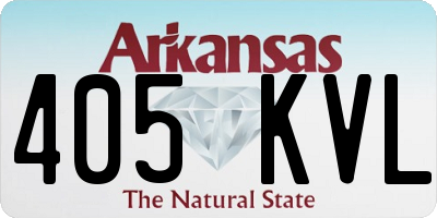 AR license plate 405KVL