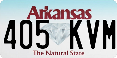 AR license plate 405KVM