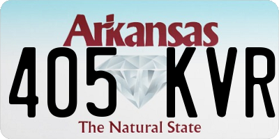 AR license plate 405KVR