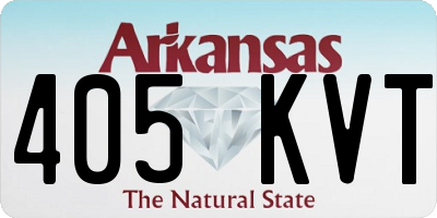 AR license plate 405KVT