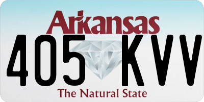 AR license plate 405KVV