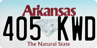 AR license plate 405KWD